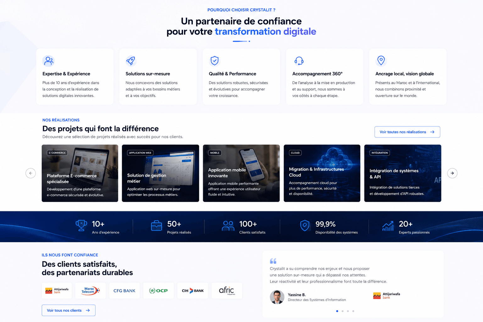 Affiche CRYSTAL IA : centralisez, automatisez et optimisez vos processus métiers dans une seule plateforme